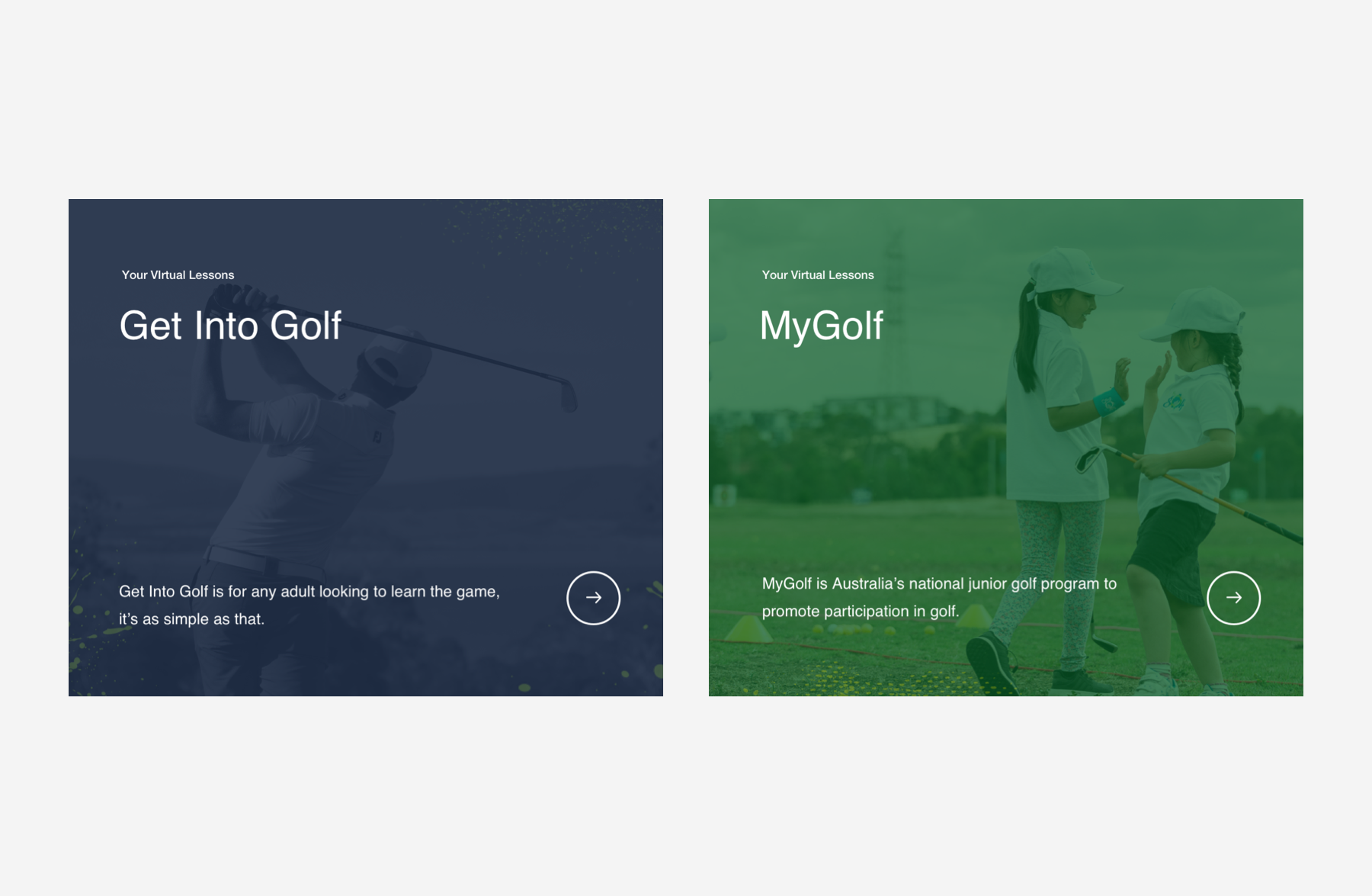 Golf Australia Player Portals